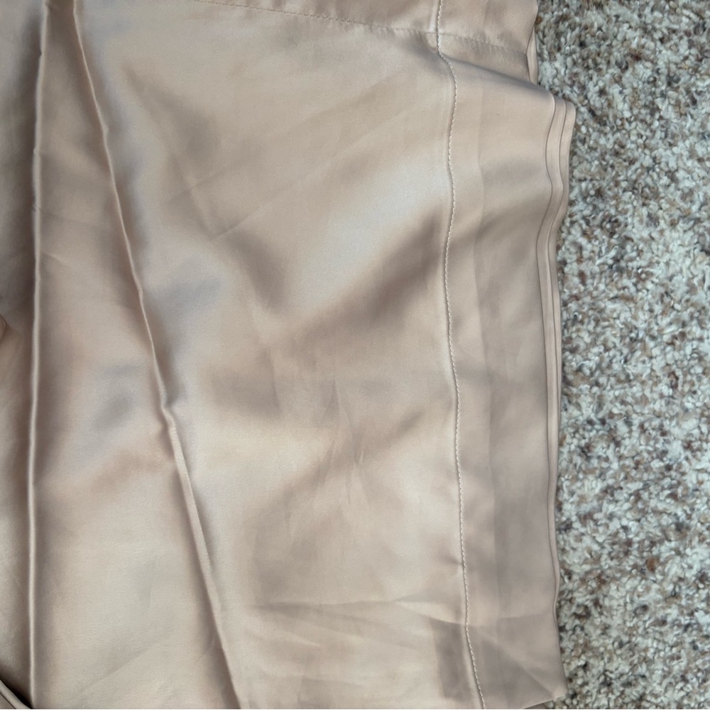 Natori Satin Beige Sleep Pants - Picture 6 of 7